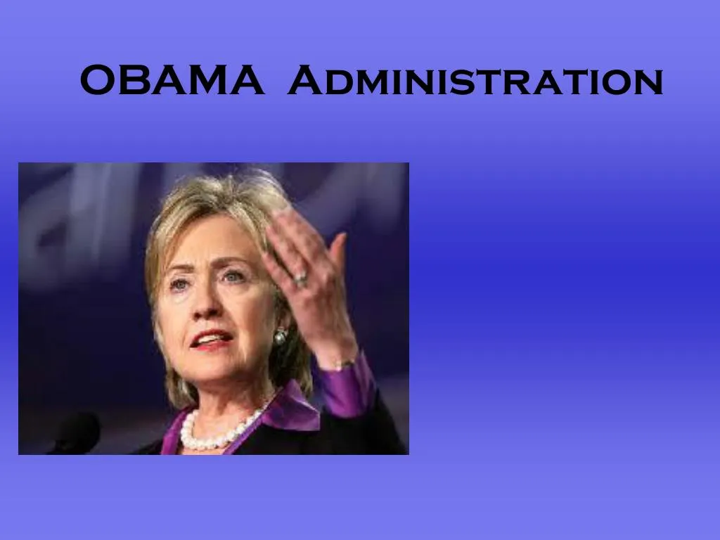 Obama administration